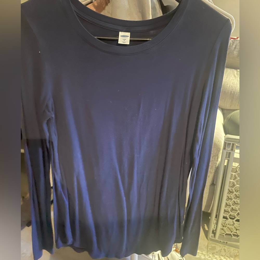 Old Navy Luxe Deep Blue Tee